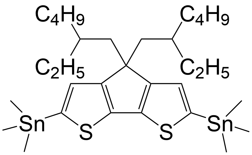 2,6-二(三甲基锡)-4,4-二(2-乙基己基)-二噻吩并环戊二烯/920504-00-3
